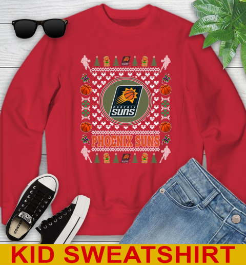Phoenix Suns Merry Christmas NBA Basketball Loyal Fan Youth Sweatshirt 7