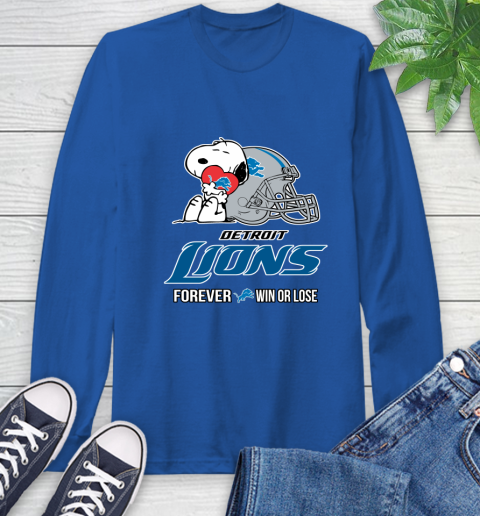 NFL The Peanuts Movie Snoopy Forever Win Or Lose Football Detroit Lions 66