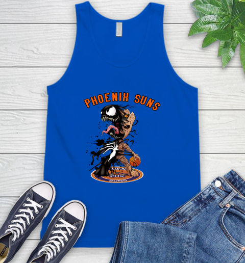 NBA Phoenix Suns Basketball Venom Groot Guardians Of The Galaxy Tank Top 5
