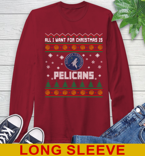 NBA Basketball All I Want For Christmas Is New Orleans Pelicans 63