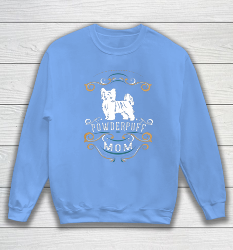 Dog Mom Shirt Powderpuff Mom Chinese Crested Dog Sweatshirt 8