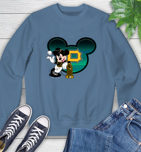 MLB Pittsburgh Pirates The Commissioner's Trophy Mickey Mouse Disney Sweatshirt 7