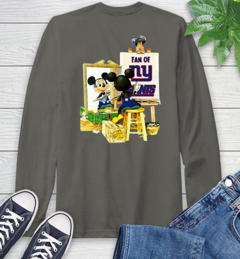 NFL Football New York Giants Mickey Drawing Shirt 63
