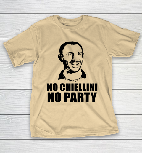 No Chiellini, No Party Italia Champion Euro Player T-Shirt 5