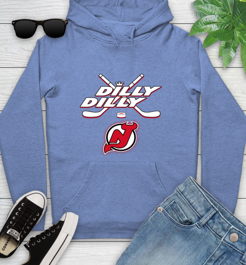 NHL New Jersey Devils Dilly Dilly Hockey Sports Youth Hoodie 12