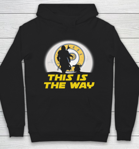 Indiana Pacers NBA Basketball Star Wars Yoda And Mandalorian This Is The Way Hoodie