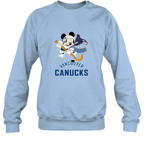 NHL Hockey Mickey Mouse Team Vancouver Canucks Hoodie 