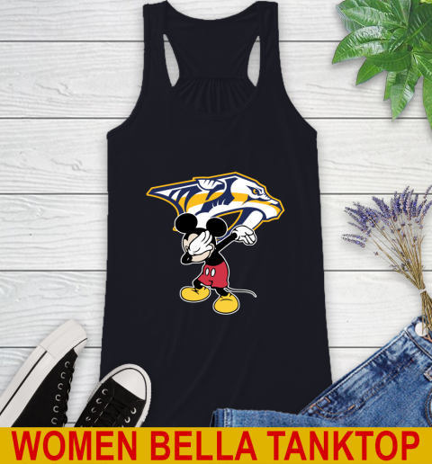 Nashville Predators NHL Hockey Dabbing Mickey Disney Sports Racerback Tank 11 Nashville Predators NHL Hockey Dabbing Mickey Disney Sports Racerback Tank - Image 11