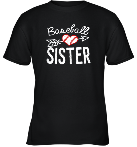 Baseball Sister For Fan Youth T-Shirt