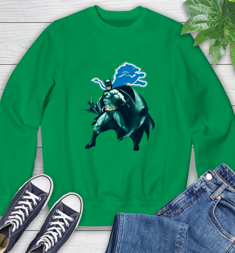 NFL Batman Football Sports Detroit Lions Sweatshirt 6