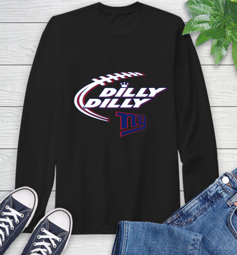 NFL New York Giants Dilly Dilly Football Sports Long Sleeve T-Shirt 2