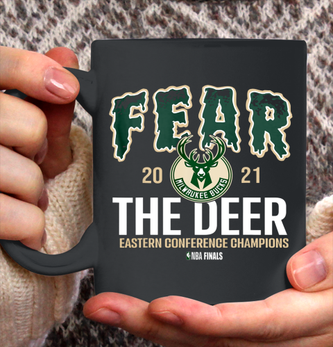 Fear Deer Milwaukee Basketball Bucks Finals 2021 Championship Ceramic Mug 11oz