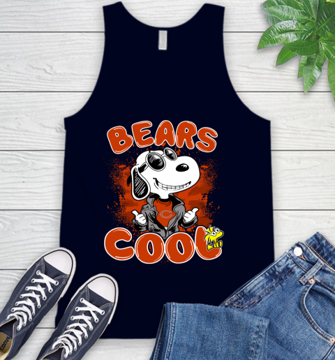 NFL Football Chicago Bears Cool Snoopy Shirt Tank Top 2