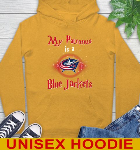 NHL Hockey Harry Potter My Patronus Is A Columbus Blue Jackets Hoodie 2