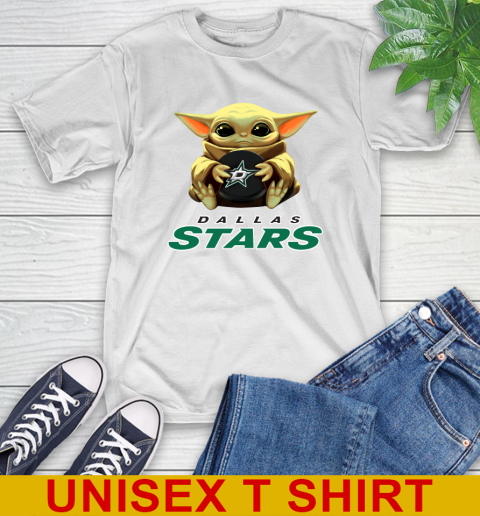 NHL Hockey Dallas Stars Star Wars Baby Yoda Shirt