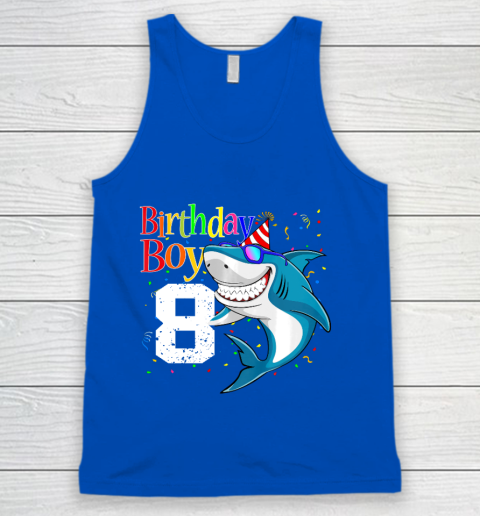 Kids 8th Birthday Boy Shark Shirts 8 Jaw Some Four Tees Boys 8 Years Old Tank Top 4
