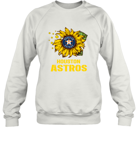 HOUSTON ASTROS Sunflower MLB Baseball Shirts Sweatshirt