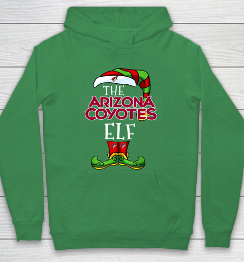Arizona Coyotes Christmas ELF Funny NHL Hoodie 5
