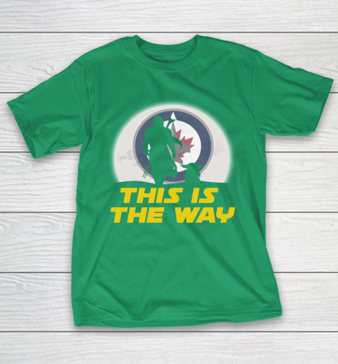 Winnipeg Jets NHL Ice Hockey Star Wars Yoda And Mandalorian This Is The Way T-Shirt 5