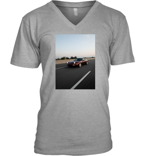 esv3 the vintage retro 928 racing v neck unisex 8 front sport grey