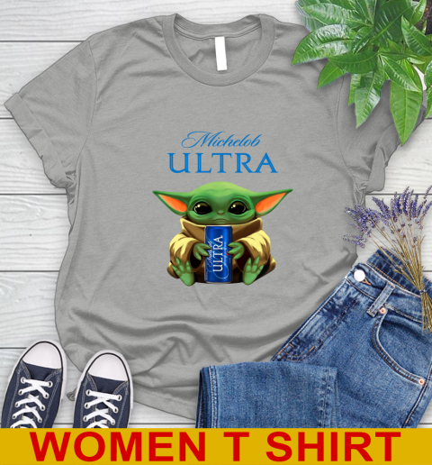 Star Wars Baby Yoda Hugs Michelob Ultra Beer Shirt 99