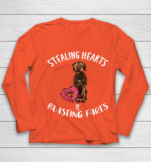 Stealing Hearts Blasting Farts Wirehaired Pointing Griffon Youth Long Sleeve 3