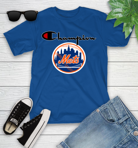 MLB Baseball New York Mets Champion Shirt Youth T-Shirt 6