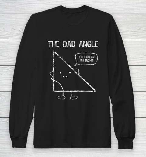 Funny Geometry Shirts for Dads who love Math for Christmas Long Sleeve T-Shirt