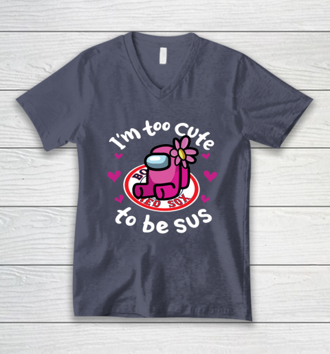 Chicago White Sox MLB Baseball Among Us I Am Too Cute To Be Sus Long Sleeve  T-Shirt