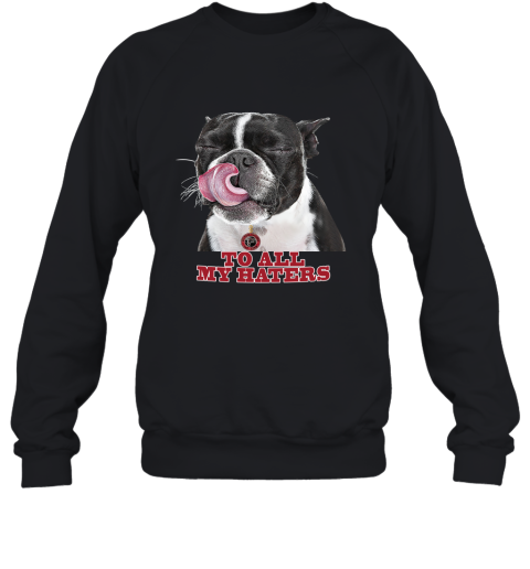 Atlanta Falcons To All My Haters Dog Licking Sweatshirt