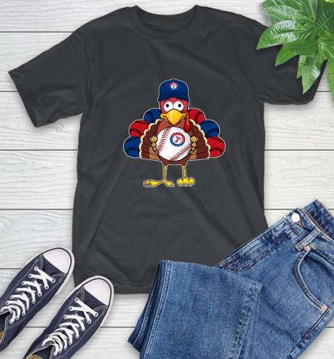 Texas Rangers Turkey thanksgiving T-Shirt 2
