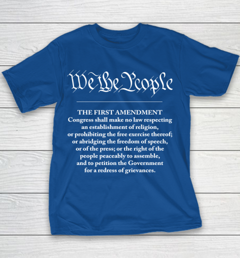 We The People  First Amendment Youth T-Shirt 6
