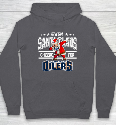 Edmonton Oilers Even Santa Claus Cheers For Christmas NHL Hoodie 4