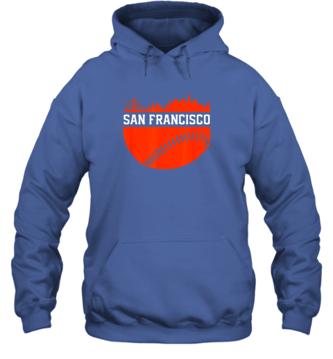 hpf3 san francisco baseball vintage sf the city skyline gift hoodie 23 front royal