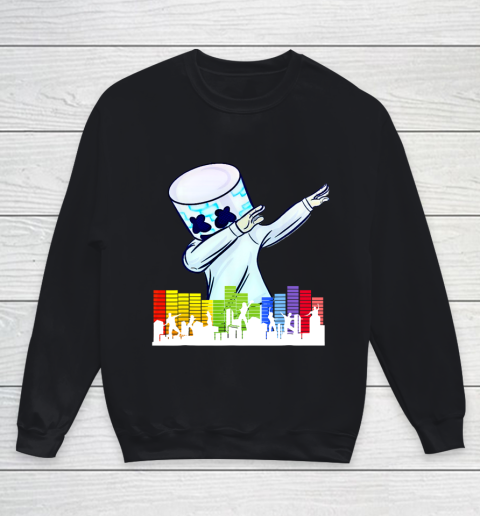 All I Want For Christmas Is Marshmallow Dancing DJ Love Youth Sweatshirt
