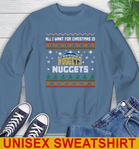NBA Basketball All I Want For Christmas Is Denver Nuggets 34