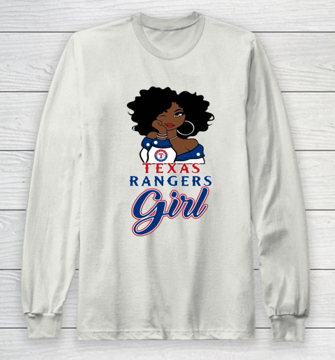 Texas Rangerss Girl MLB Long Sleeve T-Shirt 12