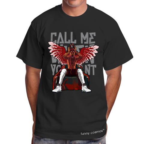 Air Jordan 5 Cement Matching Sneaker Shirt Call Me When You Want White And Red Sneaker Tshirt