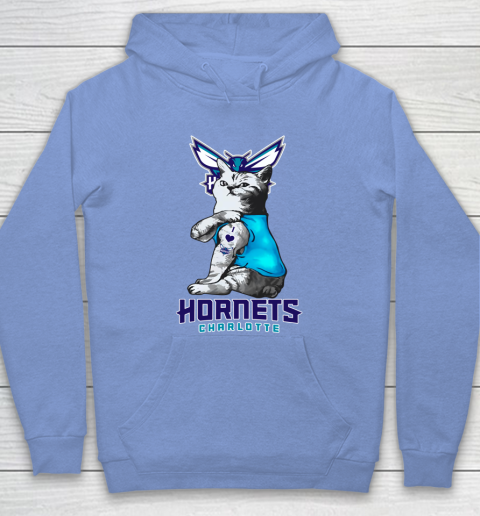 NBA Basketball My Cat Loves Charlotte Hornets Hoodie 8