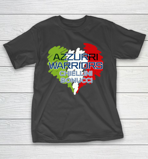 Italy Champions Euro 2020 AZZURRI Warriors Chiellini T-Shirt