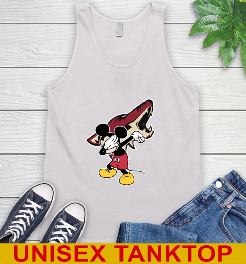 Arizona Coyotes NHL Hockey Dabbing Mickey Disney Sports Tank Top