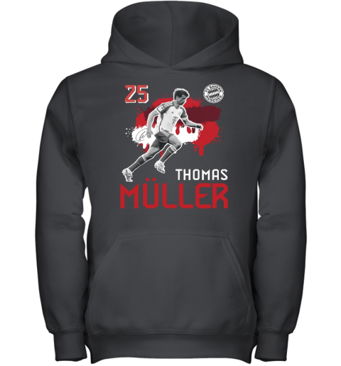 25 Thomas Muller Fc Bayern Munchen Youth Hoodie