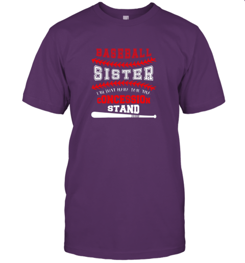 wtpx new baseball sister shirtjust here for concession stand jersey t shirt 60 front team purple