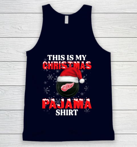 Detroit Red Wings This Is My Christmas Pajama Shirt NHL Tank Top 2