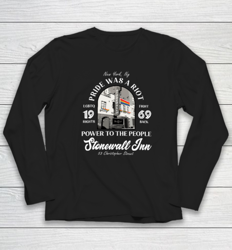 Stonewall Inn LGBTQ History Pride Was A Riot Gay Pride Month Long Sleeve T-Shirt