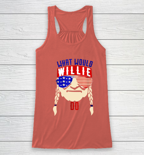 Willie Nelson shirt What would Willie do Racerback Tank 3