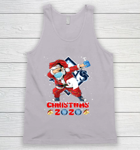 Tampa Bay Rays Funny Santa Claus Dabbing Christmas 2020 MLB Tank Top 3