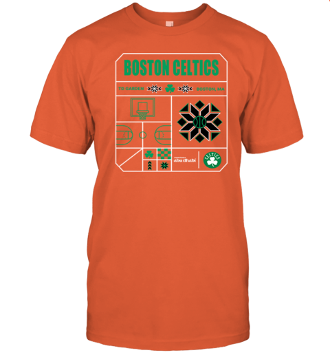 hcee boston celtics experience abu dhabipremium classic t shirt 2 front orange