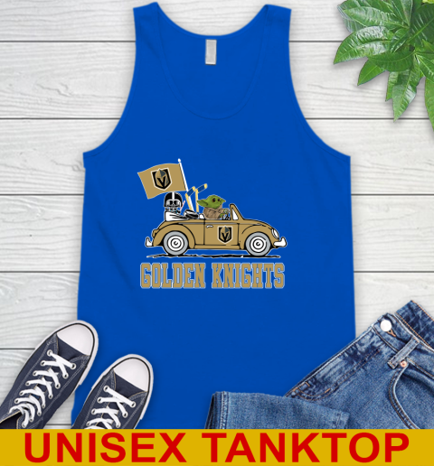 NHL Hockey Vegas Golden Knights Darth Vader Baby Yoda Driving Star Wars Shirt Tank Top 5