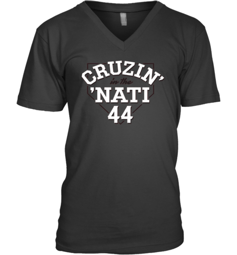 Cruzin' In the 'Nati Cincinnati Baseball Fans Premium V-Neck T-Shirt